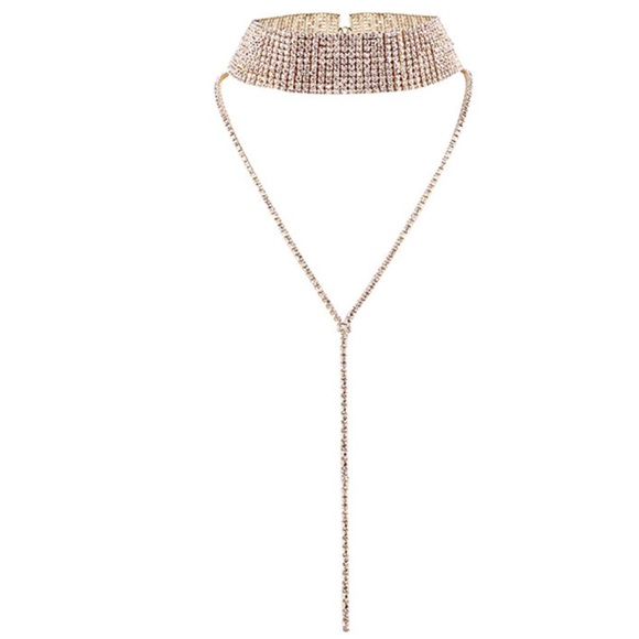 Golden or Silver tone Choker - Picture 3 of 5